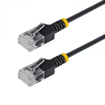StarTech.com 3 m Ultra Slim Cat6a UTP Patch Cable – RJ-45 kištukas į RJ-45 kištuką – juoda