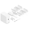 Ubiquiti UNAS-4-W 4 skyrių NAS serveris, baltas, 4GB RAM, 1x 2.5GbE, 1x USB-C