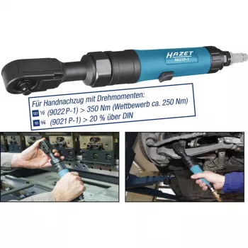 HAZET 9022P-1 Pneumatinis veržliasukis – 1/4 colio – 678 Nm – Juoda/Mėlyna