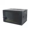 ALLNET SMA-Series 19 inch sieninis spintos korpusas 9U 1-dalis 600mm gylio juodas Flat Pack