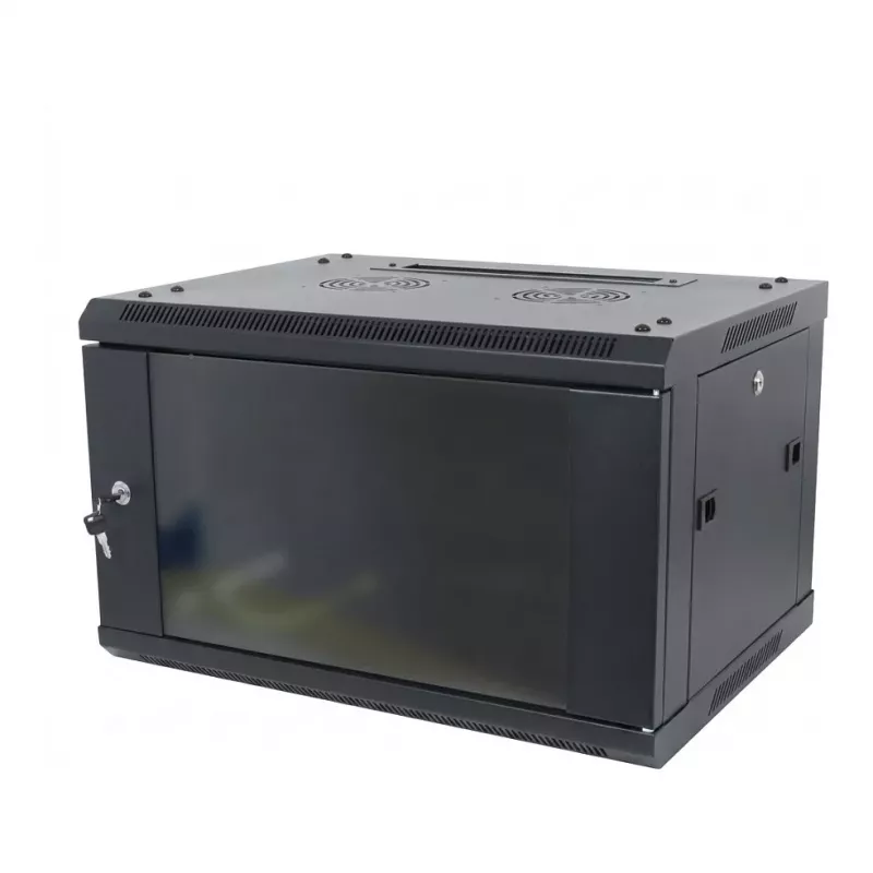 ALLNET SMA-Series 19 inch sieninis spintos korpusas 9U 1-dalis 600mm gylio juodas Flat Pack