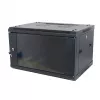 ALLNET 19 inch sieninis stovas 15U 1-dalis 600mm gylio juodas plokščios pakuotės SMA serijos