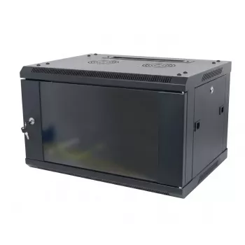 ALLNET 19 inch sieninis stovas 15U 1-dalis 600mm gylio juodas plokščios pakuotės SMA serijos