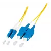 EFB Elektronik O0360.1-1.2 Skaidulinio ryšio jungiamasis laidas 1 m LC Duplex – SC Duplex OS2 vienmodis geltonas
