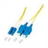 EFB Elektronik O0360.1-1.2 Skaidulinio ryšio jungiamasis laidas 1 m LC Duplex – SC Duplex OS2 vienmodis geltonas