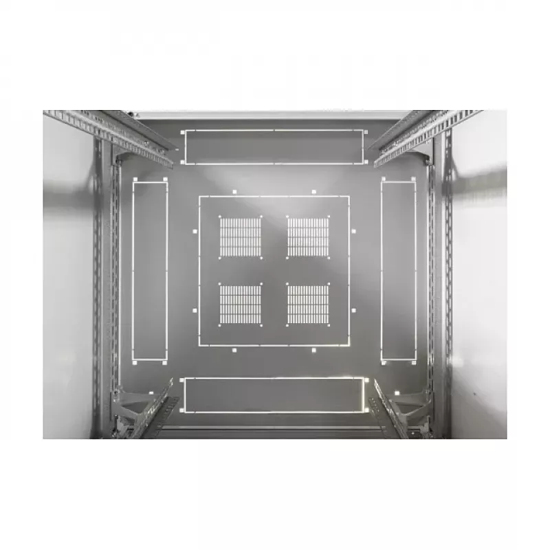 EFB PRO-2488GR.G1SV tinklo spinta 24U 800x800 mm šviesiai pilka RAL 7035