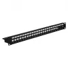 EFB skirstymo panelis 19 inch 1U 24 prievadų ekranuotas Cat.6A juodas RAL9005