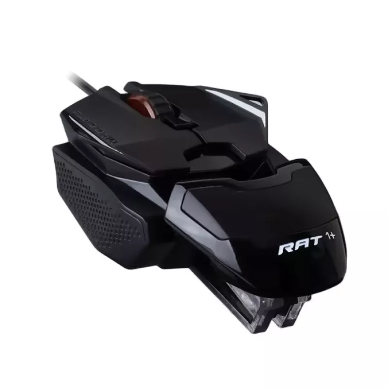 Mad Catz THE AUTHENTIC R.A.T. 1+ Gaming Mouse (MR01MCINBL000-0) - Juoda/Raudona