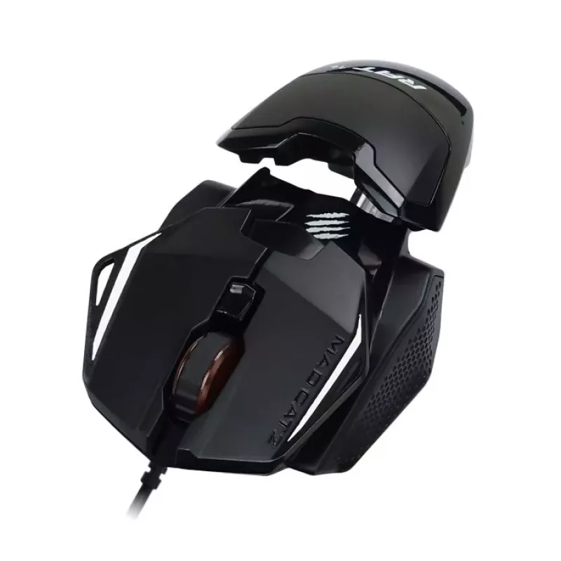 Mad Catz THE AUTHENTIC R.A.T. 1+ Gaming Mouse (MR01MCINBL000-0) - Juoda/Raudona