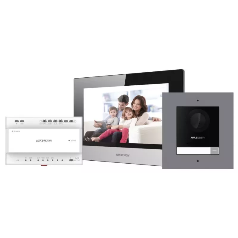 Hikvision DS-KIS702Y belaidis vaizdo domofono rinkinys (2 laidai)