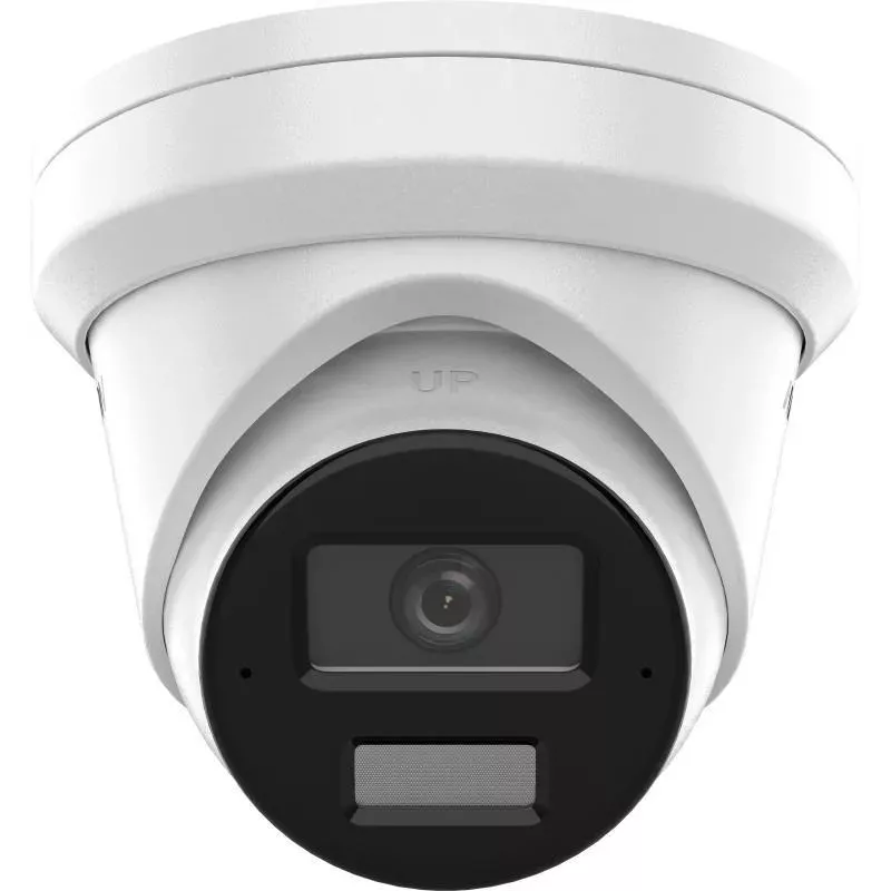 Hikvision DS-2CD2343G2-LI2U 4MP AcuSense kupolinė IP kamera su išmaniu hibridiniu apšvietimu, 2,8 mm