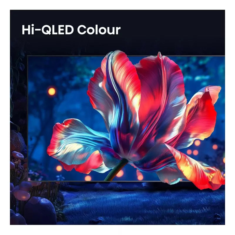 Hisense 100Q7S PRO 100 colių 4K Hi-QLED išmanusis televizorius 144Hz 6ms HDR Wi-Fi Bluetooth juoda/pilka