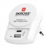 SKROSS Pro+ USB AC30PD Pasaulinis kelioninis adapteris su 30W USB-C PD ir USB-A
