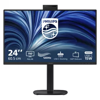 Philips 24B2U3301H 23,8 inch IPS Full HD Monitor - 75Hz, USB-C Hub, Built-in Webcam & Speakers