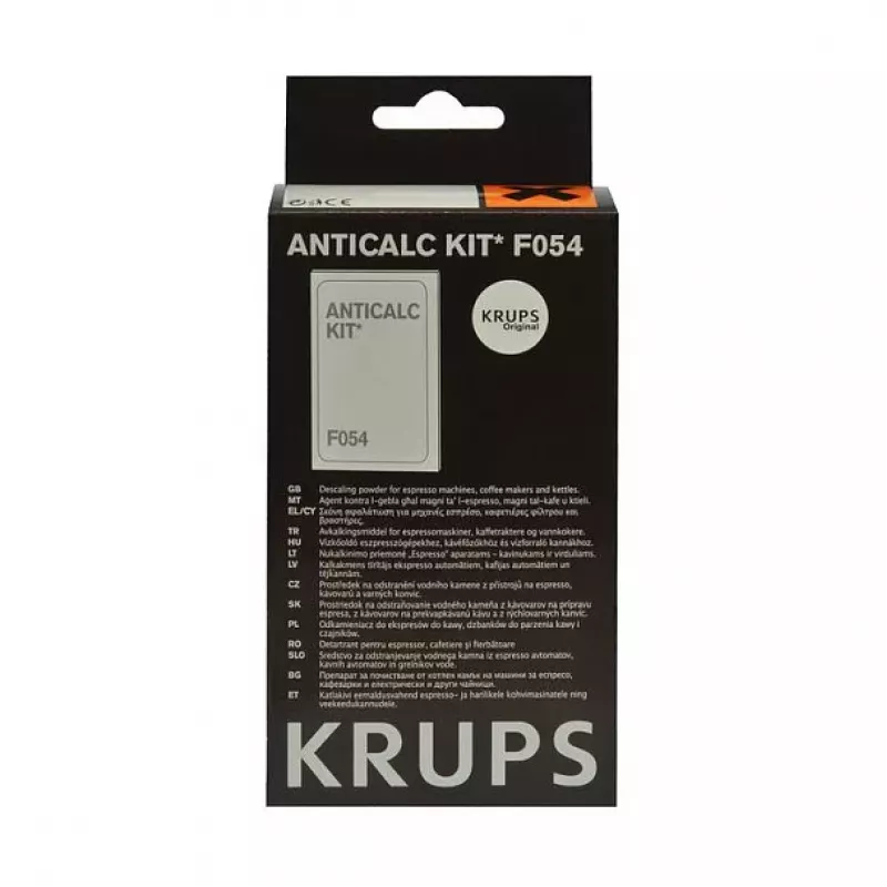 Krups F054001B Nukalkinimo milteliai 2 x 10 g pakeliai kavos aparatams