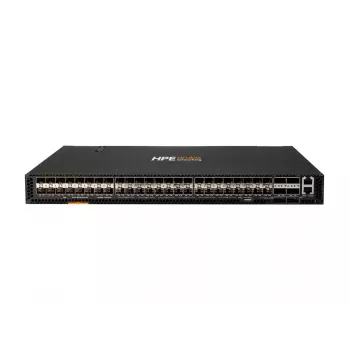 HPE Aruba 8320 48 prievadų 10GbE SFP+ ir 6 prievadų 40GbE QSFP+ valdomas Layer 3 tinklo jungiklis su 2x 400W maitinimo šaltiniais, 5 ventiliatoriais, stovo komplektu, TAA atitikimu