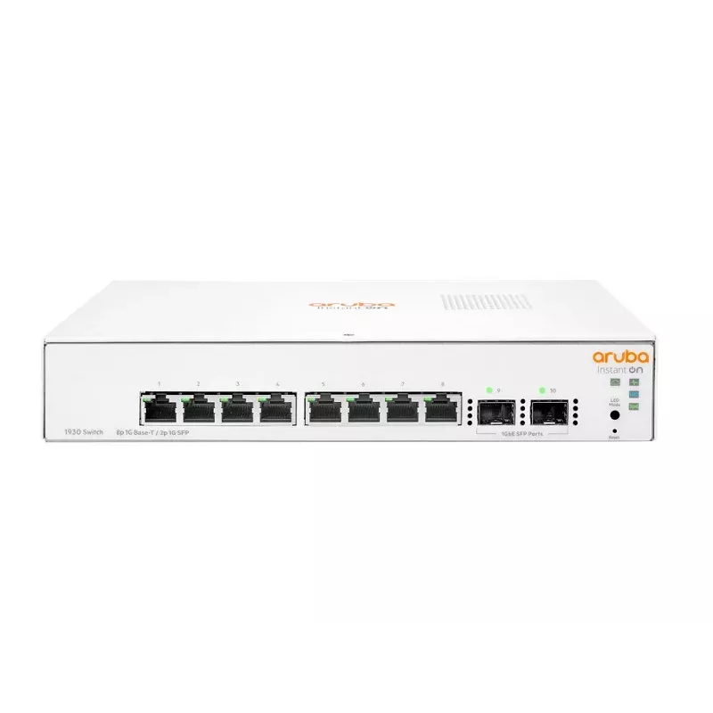 HPE Aruba Networking JL680A tinklo jungiklis, valdomas, Gigabit Ethernet (10/100/1000), 1U, baltas