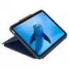 Logitech Rugged Combo 4 Touch klaviatūros dėklas su jutikliniu kilimėliu, skirtas Apple iPad 10th Generation – Classic Blue – Pan Nordic QWERTY