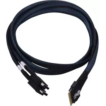 Microchip Adaptec vidinis NVMe kabelis 1x SFF-8654 x8 į 2x SFF-8612 x4 (OCuLink) 0,8 m