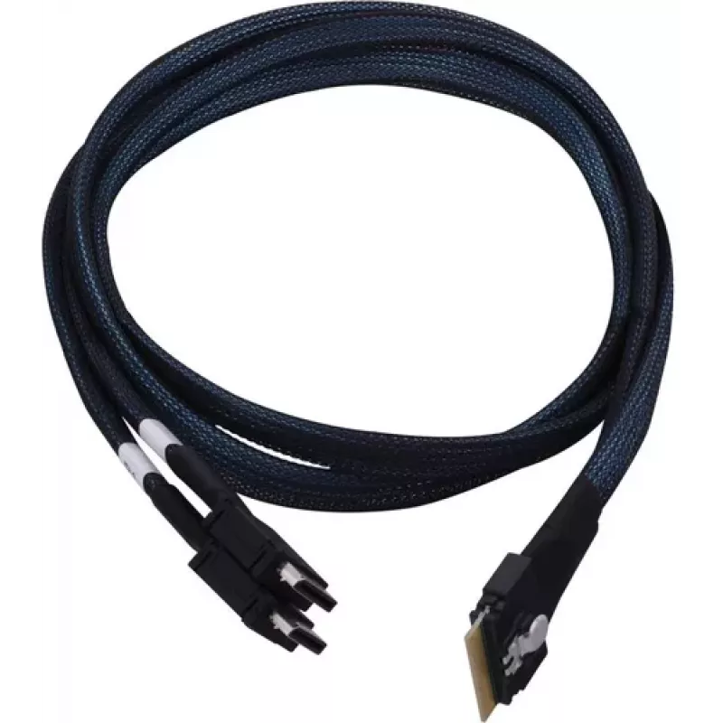 Microchip Adaptec vidinis NVMe kabelis 1x SFF-8654 x8 į 2x SFF-8612 x4 (OCuLink) 0,8 m