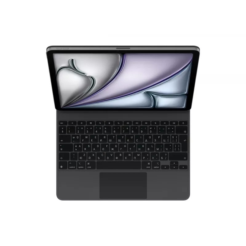 “Apple Keyboard” klaviatūra, skirta iPad Air 13 colių (M4, M3) – laidinė – rusiška – juoda