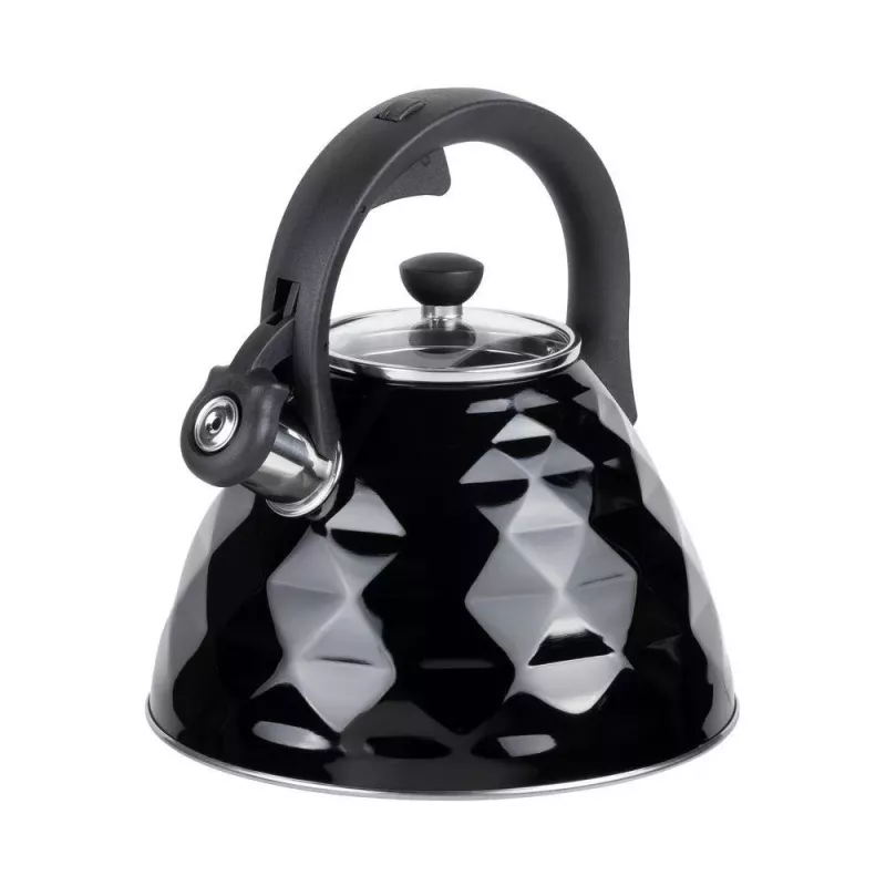 RESTO Whistling Kettle 3L nerūdijančio plieno sidabrinis/juodas 90610
