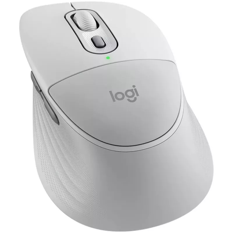 Logitech Signature Comfort Plus M850L belaidė pelė - Off-White - Bluetooth