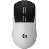 Logitech G PRO X2 SUPERSTRIKE optinė belaidė žaidimų pelė – juoda/balta