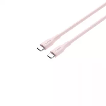 CANYON USB-C į USB-C laidas 60W 1m Silikoninis Pink Sand