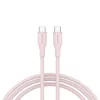 CANYON USB-C į USB-C laidas 60W 1m Silikoninis Pink Sand