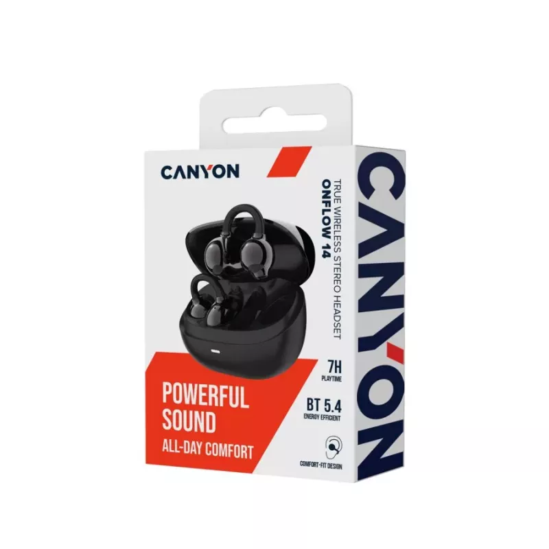 CANYON OWS Ear Clips Headset OnFlow 14 Juoda