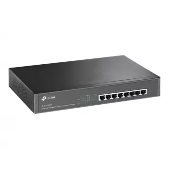 TP-Link TL-SG1008MP nevaldomas Gigabit Ethernet PoE+ jungiklis (8 prievadai, 126 W biudžetas, juodas)