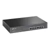 TP-Link TL-SG1008MP nevaldomas Gigabit Ethernet PoE+ jungiklis (8 prievadai, 126 W biudžetas, juodas)