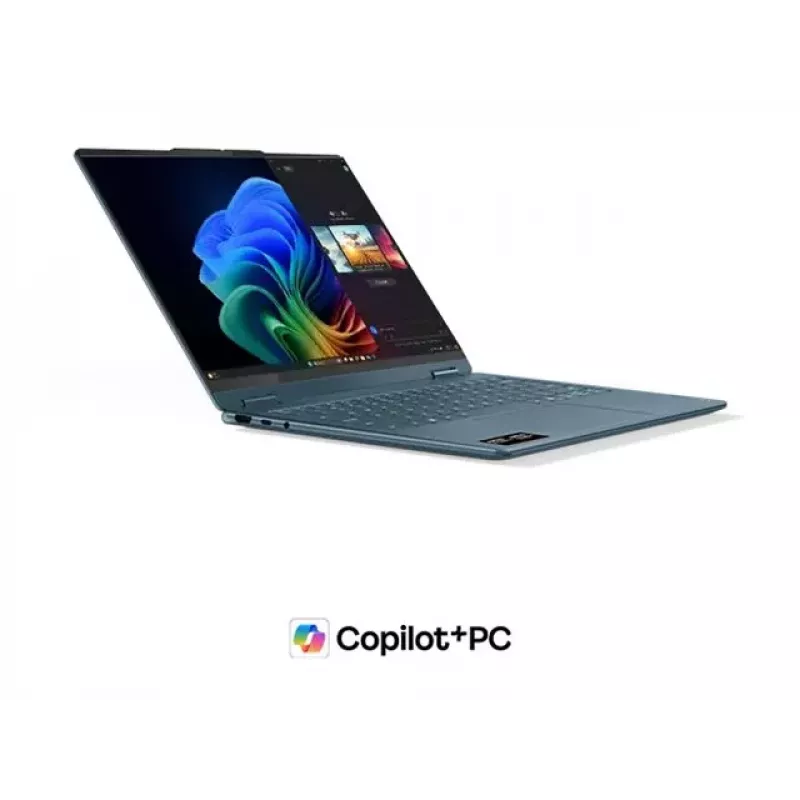 Lenovo Yoga 7 2-in-1 14AKP10 14 inch WUXGA OLED Touchscreen AMD Ryzen AI 7 350 16GB 512GB SSD AMD Radeon 860M Graphics Windows 11 Home Tidal Teal Backlit Keyboard (Nordic) - be maitinimo adapterio