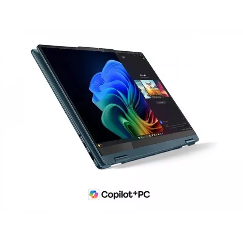 Lenovo Yoga 7 2-in-1 14AKP10 14 inch WUXGA OLED Touchscreen AMD Ryzen AI 7 350 16GB 512GB SSD AMD Radeon 860M Graphics Windows 11 Home Tidal Teal Backlit Keyboard (Nordic) - be maitinimo adapterio
