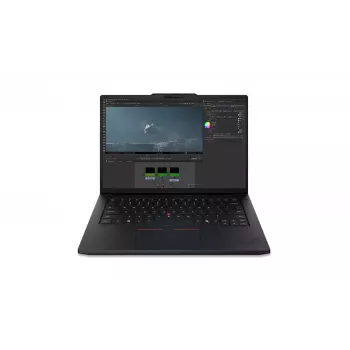 Lenovo P14s G7 Intel Mobile Workstation nešiojamas kompiuteris - 14.5 inch IPS WUXGA Anti-glare - Intel Core Ultra 7 356H - 16 GB LPCAMM2 LPDDR5X - 512 GB SSD - NVIDIA RTX PRO 500 Blackwell 6 GB GDDR7 - Windows 11 Pro - Juoda