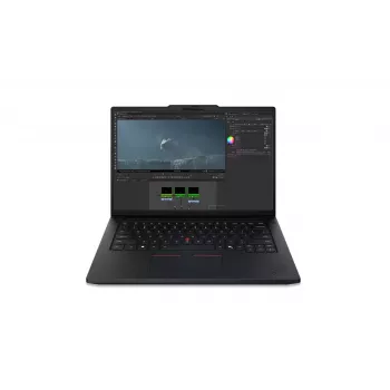 Lenovo ThinkPad P14s Gen 7 14,5 inch WUXGA nešiojamas kompiuteris, Intel Core Ultra 7 356H, 32GB RAM, 1TB SSD, NVIDIA RTX PRO 500 Blackwell 6GB, Windows 11 Pro, angliška apšviesta klaviatūra, pirštų atspaudų skaitytuvas, 3 metų garantija