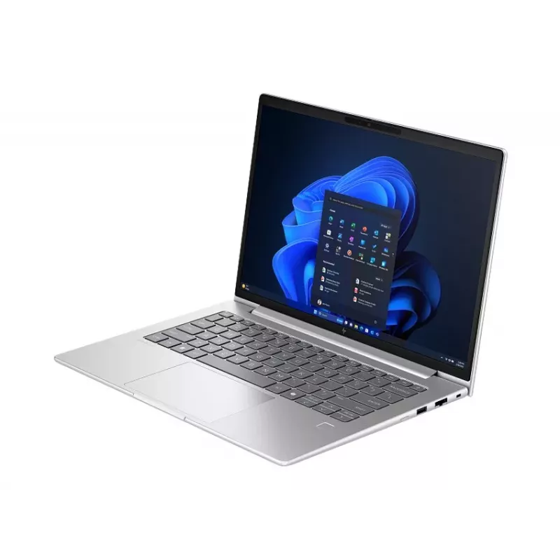 HP EliteBook 6 G1iR 14 nešiojamas kompiuteris - Intel Core Ultra 5 120U, 16GB RAM, 512GB SSD, 14,0 inch WUXGA, Pike Silver, Windows 11 Pro (atnaujinta prekė)