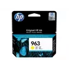 HP 963 geltonas originalus rašalo kasetė