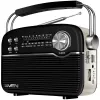 Nešiojamas garsiakalbis SVEN SRP-500, juodas (3W, Bluetooth, FM/AM/SW, USB, microSD, AUX, baterija)
