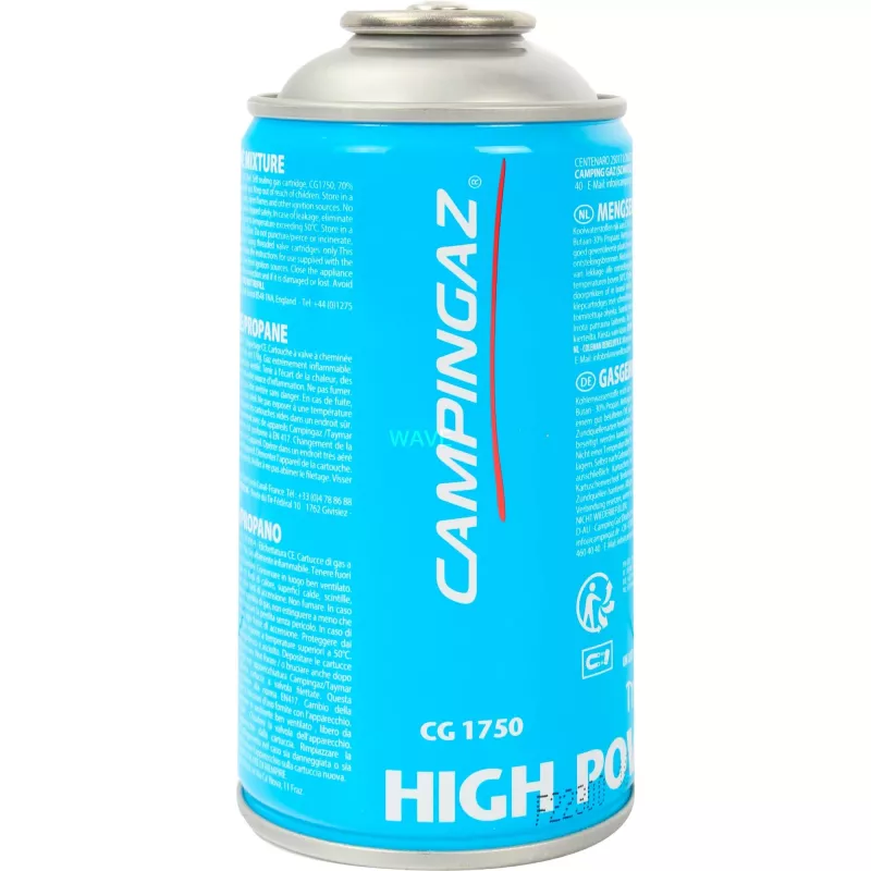 CAMPINGAZ Ventil dujų kasetė CG1750 - 450 g butano/propano mišinys, skirta Easy Clic PLUS prietaisams