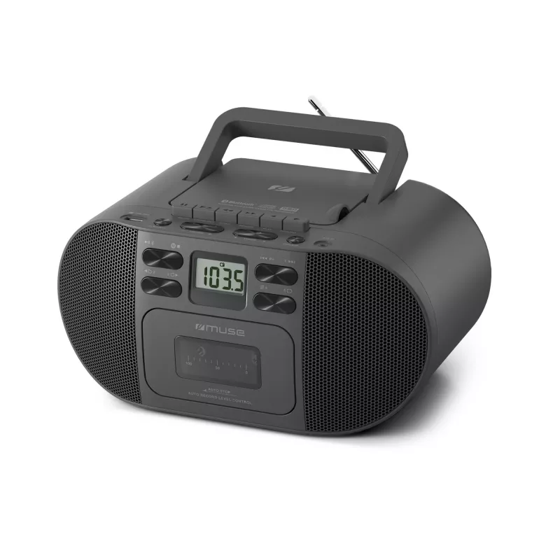 Muse M-188RDC CD Boombox su Bluetooth, FM radiju, USB, juoda