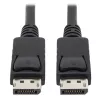 Tripp Lite Series DisplayPort laidas su fiksuojančiomis jungtimis, 4K 60 Hz (M/M), juodas, 6 ft