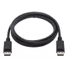 Tripp Lite Series DisplayPort laidas su fiksuojančiomis jungtimis, 4K 60 Hz (M/M), juodas, 6 ft