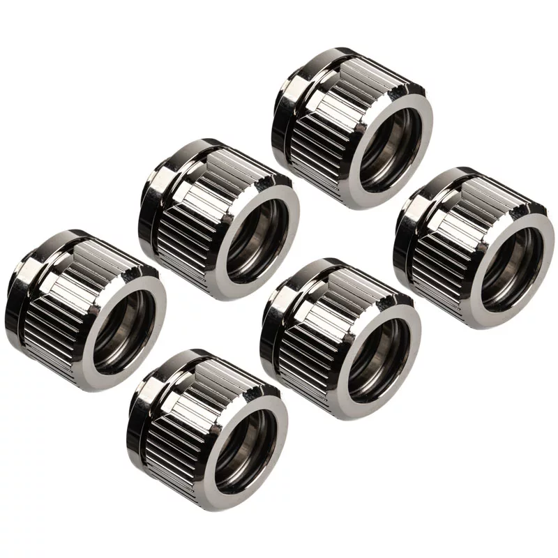 EK Water Blocks EK-Quantum Torque HDC 14 - 6 rinkinys, sidabrinis
