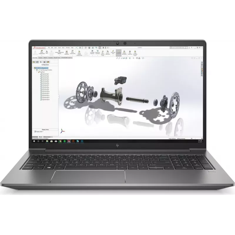 HP ZBook Power G7 15.6 inch FHD nešiojamas kompiuteris, Intel Core i7-10750H, 32GB RAM, 1TB SSD, NVIDIA Quadro T1000, Windows 10 Pro (atnaujinta prekė)