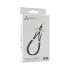 SBOX LANYARD BLACK USB-C į USB-C kabelis 1,5 m, juodas