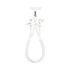Sbox Lanyard White USB-C – USB-C kabelis, 1,5 m, baltas