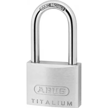 ABUS 64TI/40HB40 KD Titalium spyna su skirtingais raktais, aukšta kilpa, 5 saugumo lygis