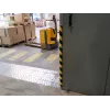 Durable S32R grindų kabelių apsauga, PVC, juoda/geltona, suapvalinta, 1000 mm